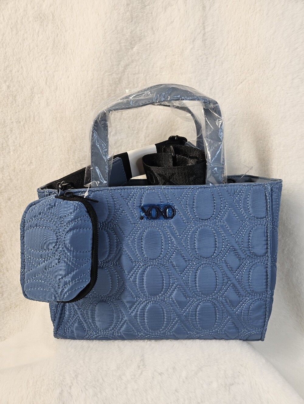 NWT XOXO Quilted Convertible Crossbody Tote Bag